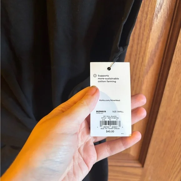 Nine West Black Sleeveless Dress NWT S - Picture 3 of 4